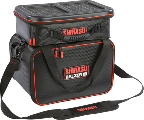 Balzer Shirasu 2 in 1 Organizer Bag 37x26x35cm Lures & Accessories PVC Velcro
