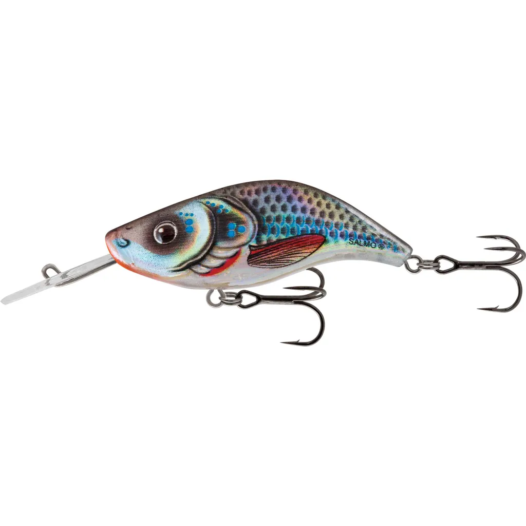 Salmo Sparky Shad Wobbler 4cm 3.5g Silver Holographic Shad