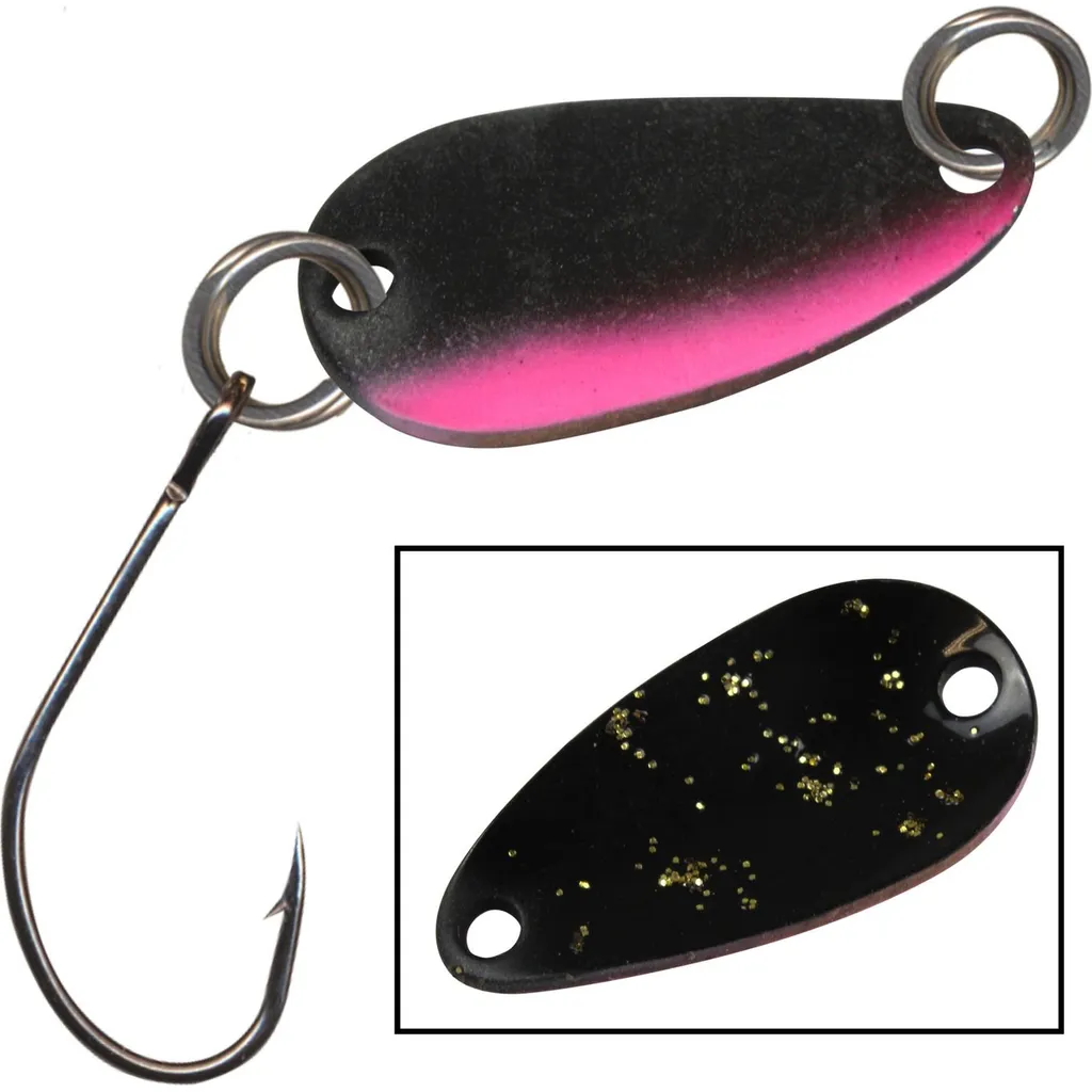 FTM Spoon Bee 2.3cm 1.8g Schwarz-Pink / Schwarz