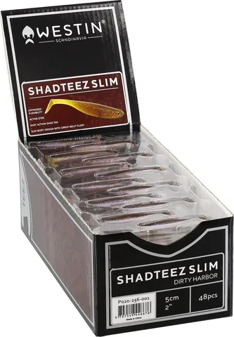 Westin Shadteez Slim Gummifisch 7,5cm 3g Lively Roach