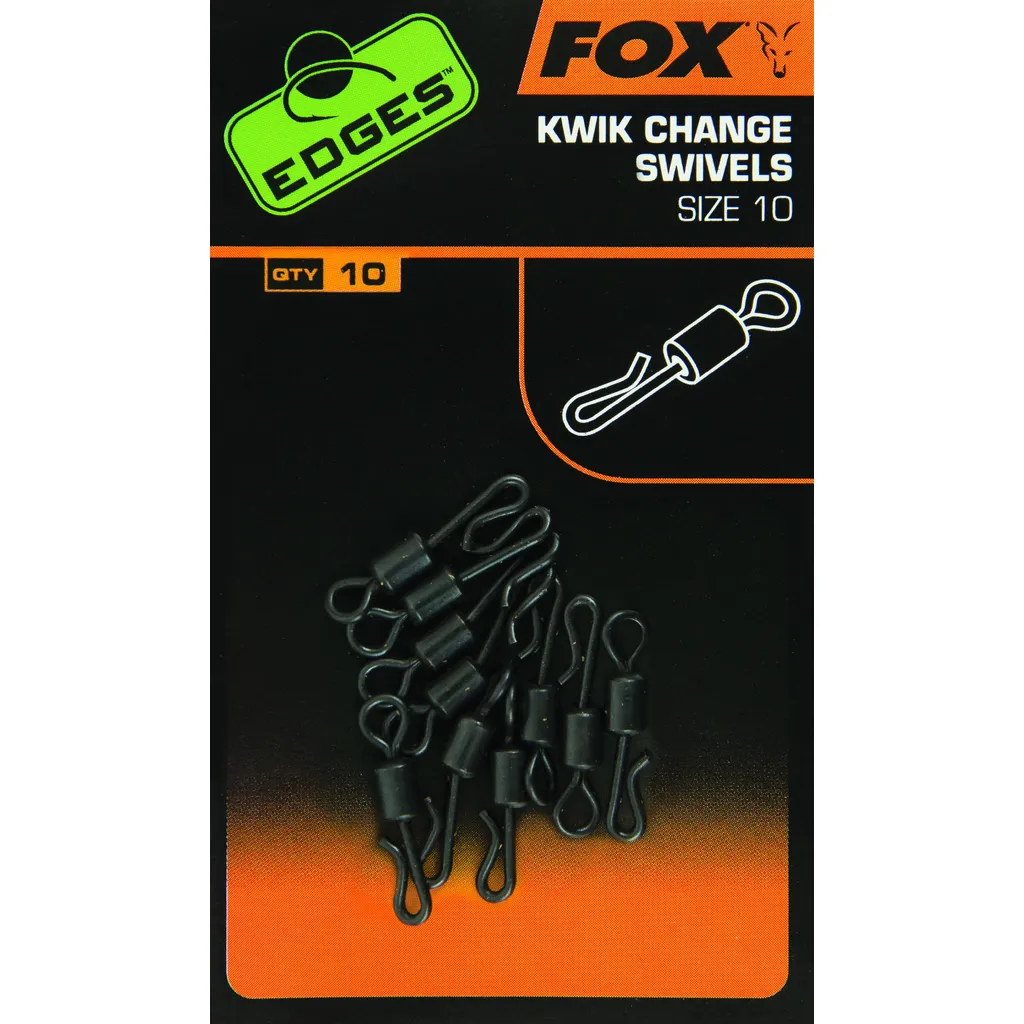 Fox Edges Kwik Change Swivels #10
