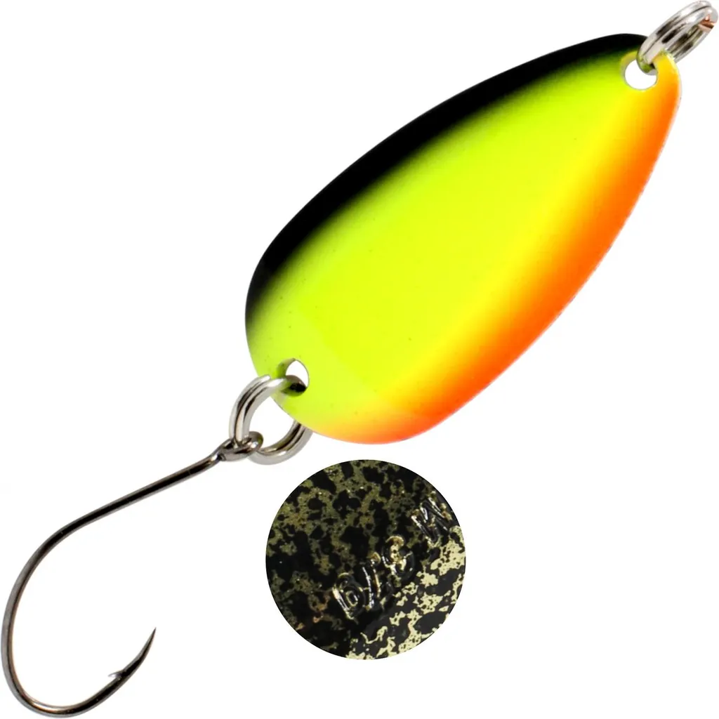 FTM Spoon Bee Blinker 114053 3,1cm 3,7g Orange Gelb Schwarz Schwarz Gold
