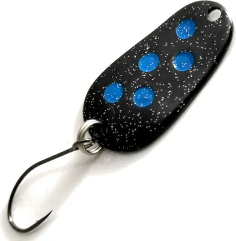 Troutwerk Spoon 3g 2.8cm Black/Blue Dots