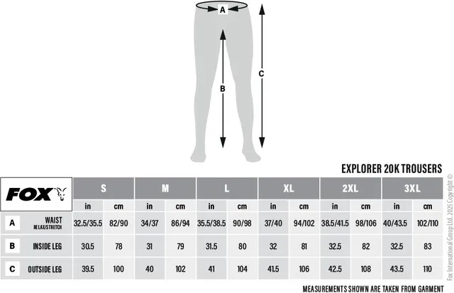 Fox Explorer 20K Trouser XXL
