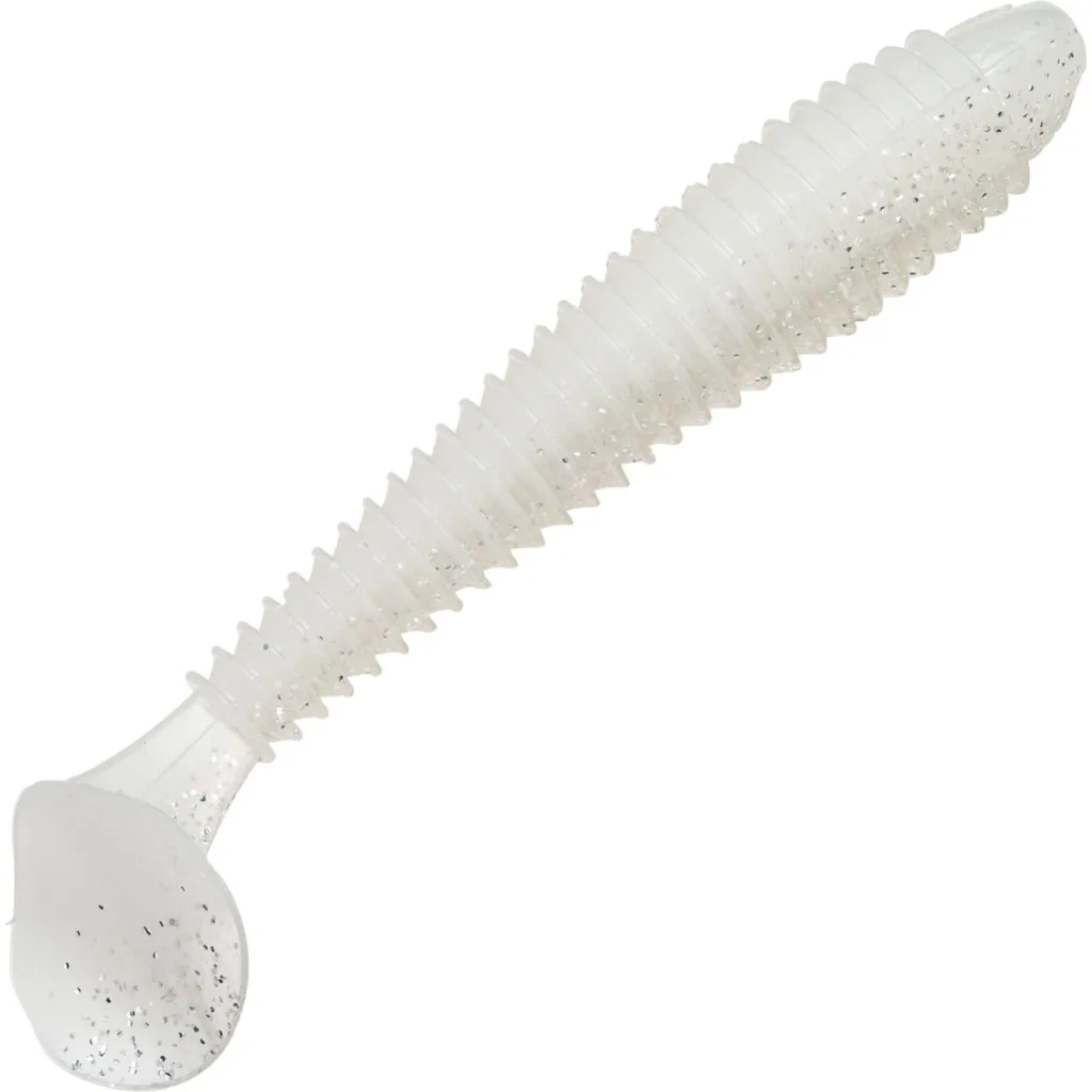 Strike King Rage Swimmer Gummifische 9.5cm Pearl Flash