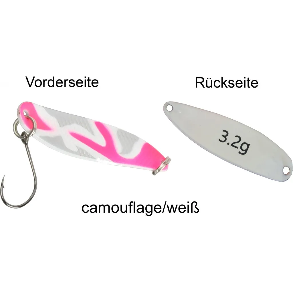 FTM Spoon Hammer 3.8cm 3.2g Camouflage/Weiß