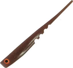 KSM River Fighters Pin Tail Softbait 20cm Brown UV Flake