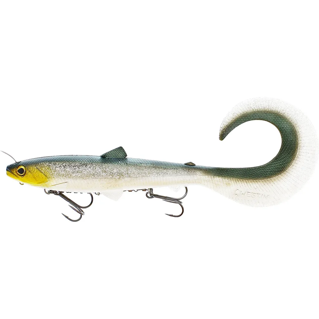 Westin BullTeez Curltail Inline Gummifische 33cm 230g Headlight Sinking