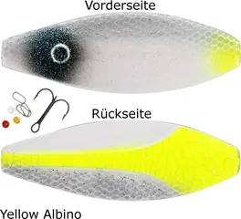 Westin D360 Inline Blinker Yellow Albino