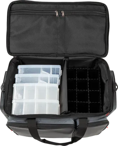 Abu Garcia Beast Pro Big Boat Bag 60x30x40cm 4 Compartments 100% Polyester Waterproof