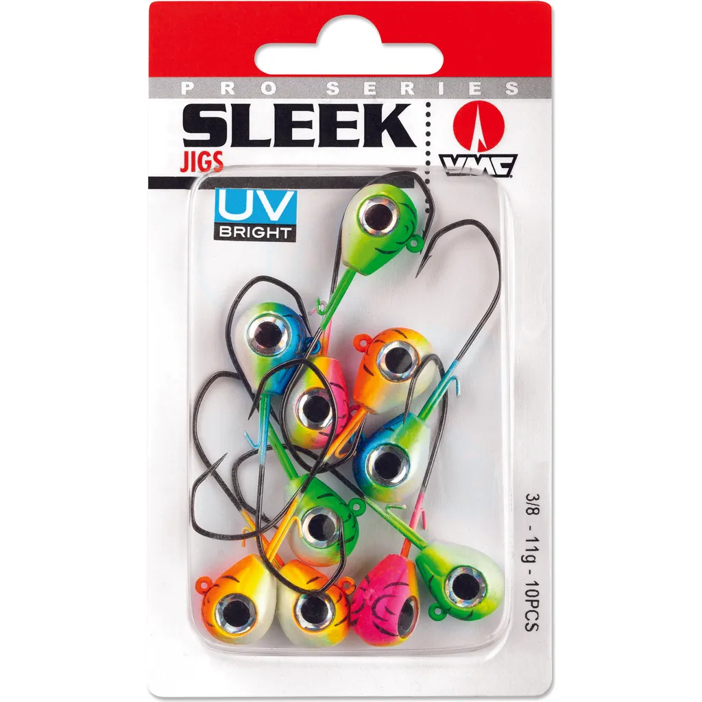 VMC 7158 Sleek Jig 14g #3/0 Assorted UV