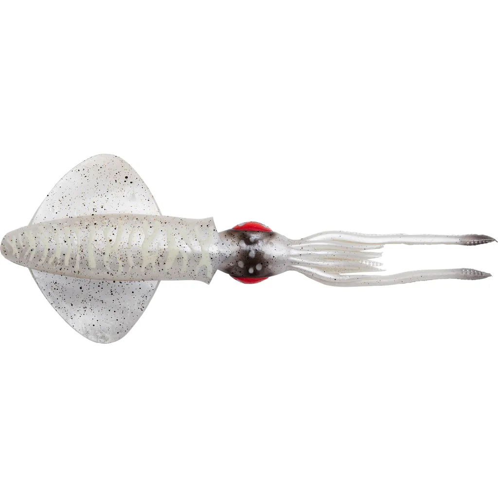 Savage Gear 3D Swim Squid Gummiköder 18cm 32g White Glow Cuttlefish