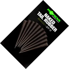 Korda Naked Tail Rubber 10pc Weed/Silt