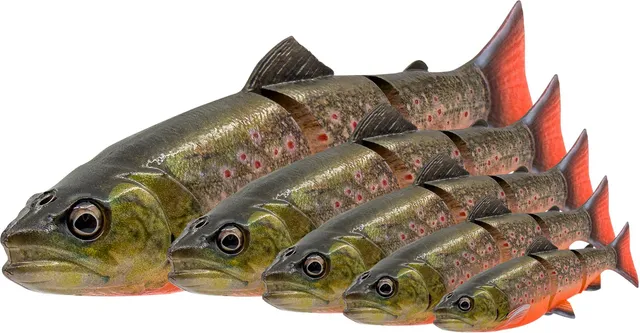 Savage Gear 3D Line Thru Trout Gummifische 15cm 35g Slow Sinking Clear Rainbow Trout