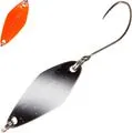 FTM Spoon Tremo 2.3g 2.9cm Black-White With Glitter/Orange Single Hook