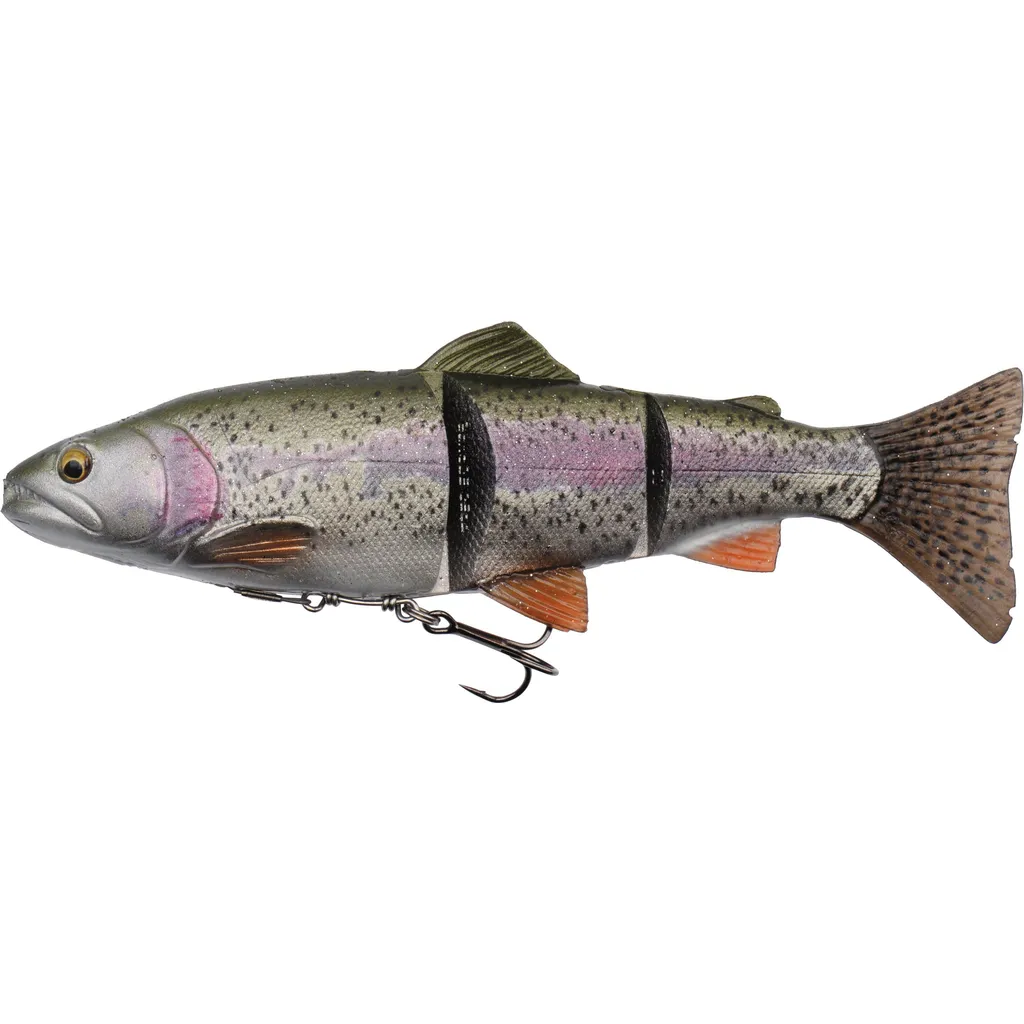 Savage Gear 4D Line Thru Trout Gummifische 25cm 193g Sinking Rainbow