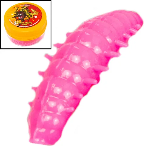 FTM Omura Baits Okto Banane Gummimaden 4cm Neon Pink