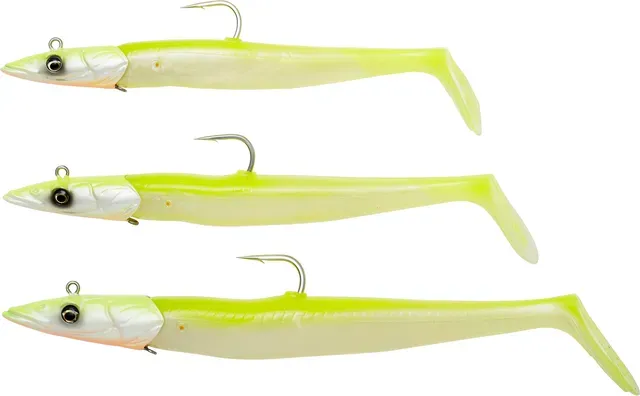 Savage Gear Sandeel V2 Big Game Softbait 23.5cm 175g Lemon Back
