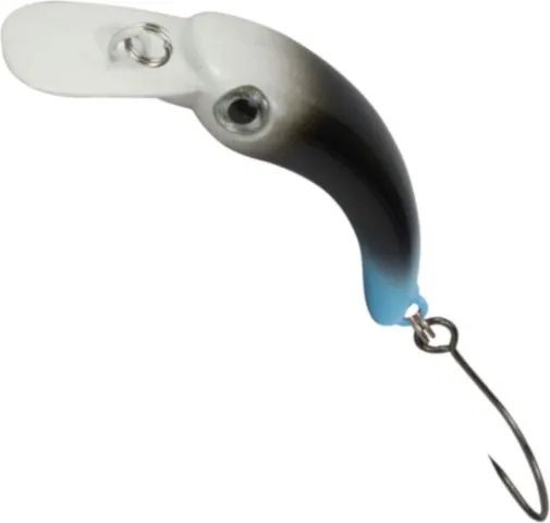 FTM Masu Wobbler 2.9cm 0.5m 1.2g weiß/schwarz/hellblau