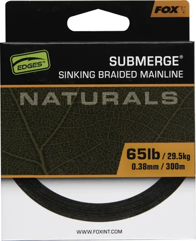 Fox Submerge Naturals Braided Line 300m 0.38mm 29.5kg Naturals Green