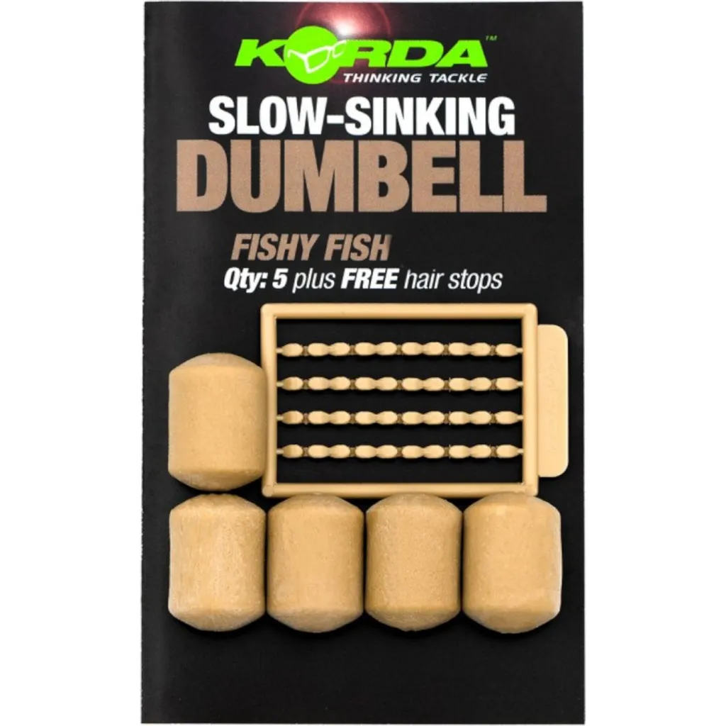 Korda Slow Sinking Dumbell Fishy Fish Boilies 16mm