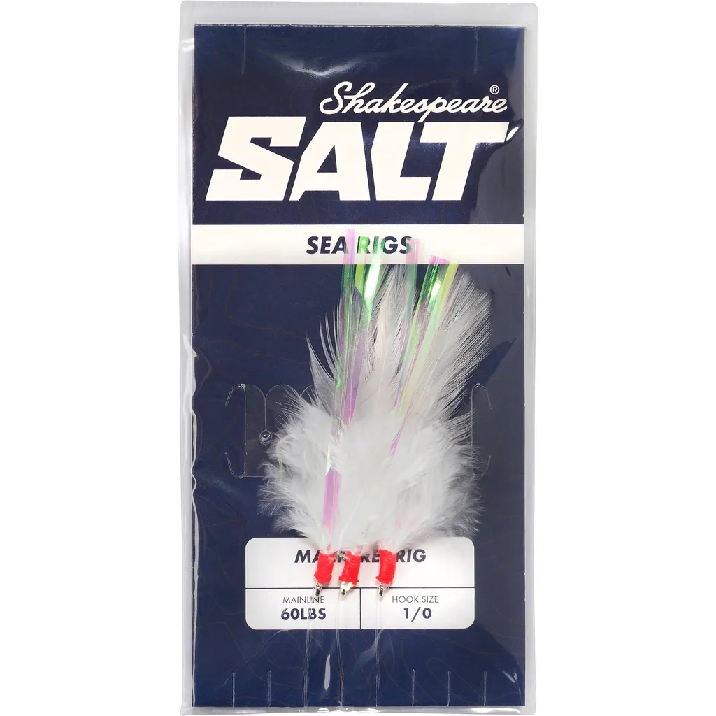 Shakespeare SALT Mackerel Rig #1/0 11g White/Purple/Green