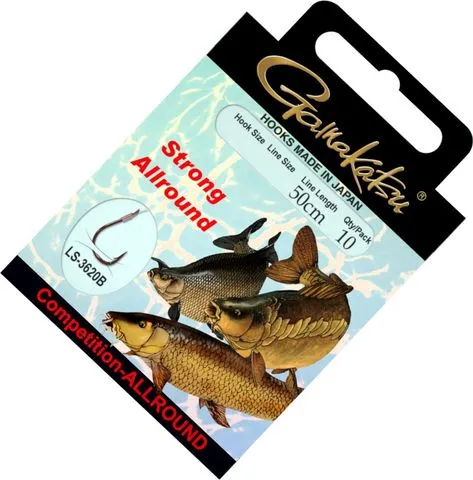 Gamakatsu Allround Strong Ready-made Rigs LS-3620 10pcs 50cm Monofilament