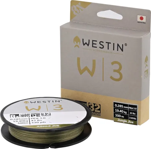 Westin W3 Deadbait 8-Braid 0.33mm 23.2kg 300m Jungle Jive
