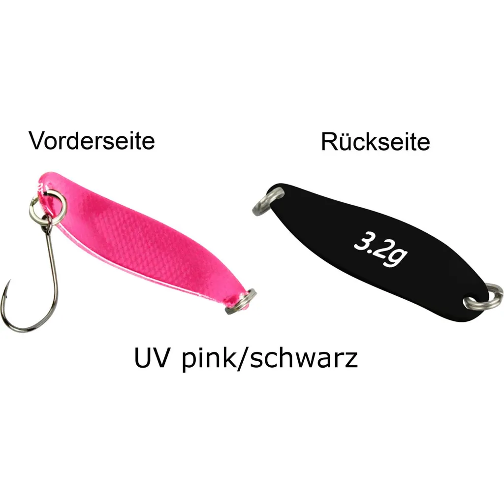 FTM Spoon Hammer 3.8cm 3.2g UV Pink/Schwarz