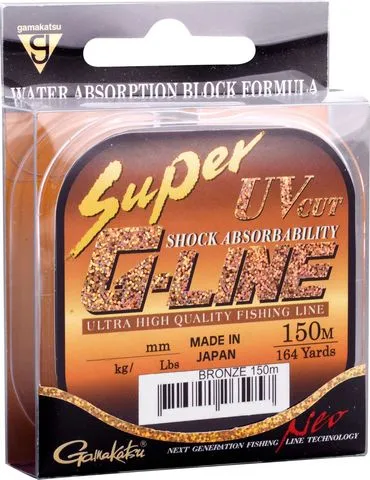 Gamakatsu Super G-Line Neo Monofilament Line 0.28mm 7.1kg 150m Bronze