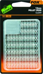 Fox Edges Zubehör für Rig Pellet Pegs 13mm 2pcs Clear