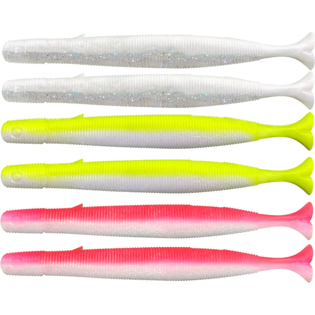 Savage Gear Gravity Stick Pulsetail Gummiköder 14cm 15g Highvis Mix