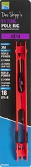 Preston F1 Fine Pole Rig 4x14