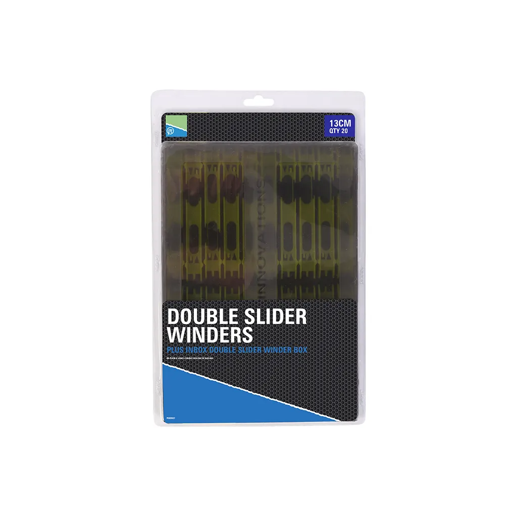 Preston Double Slider Winders Rig-Zubehör 18cm Rot Box