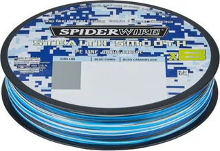 Spiderwire Stealth Smooth8 X8 PE Braid 0.13mm 12.7kg Blue Camo