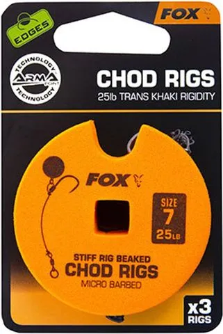 Fox Edge Armapoint Chod Rig Fertiges Rig #7 11.34kg Beaked