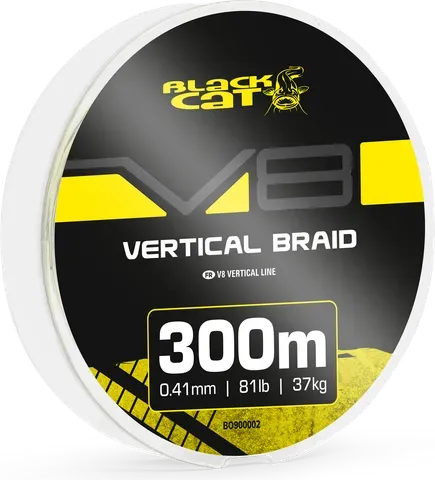Black Cat V8-Line 0.41mm 37kg 300m Green/Yellow