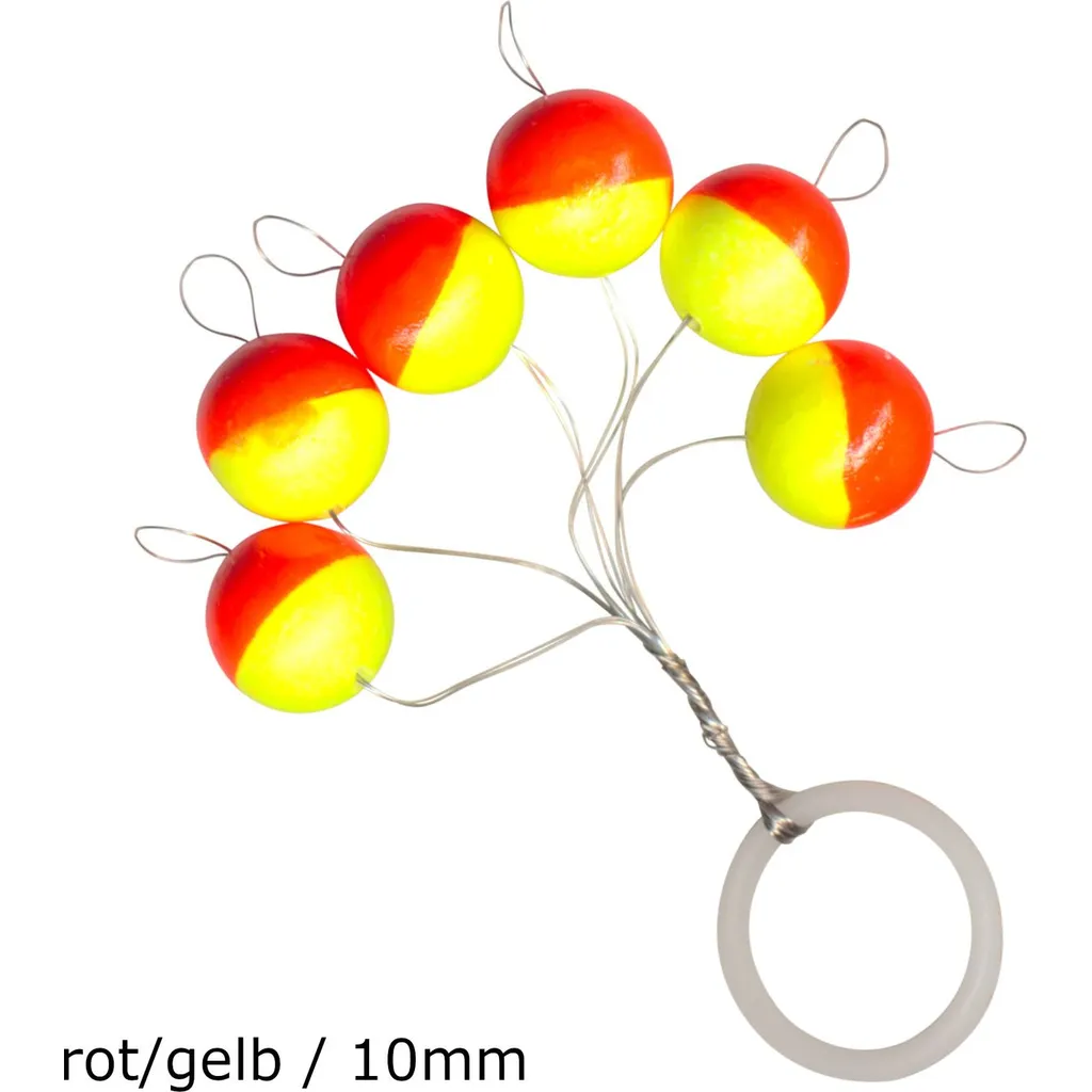 FTM Forellen Pilotkugel Rot/Gelb 10mm