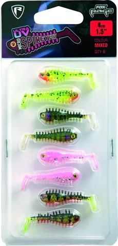 Fox Rage Micro Spikey Fry UV Weiche Köder 4cm Mixed