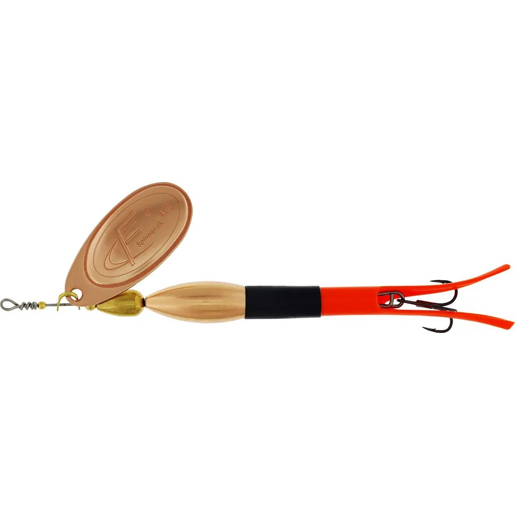 Westin FC Bullet Spinner #5 35g Black Flouro Orange Copper Blade