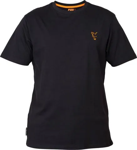 Fox Collection Black Orange T-Shirt