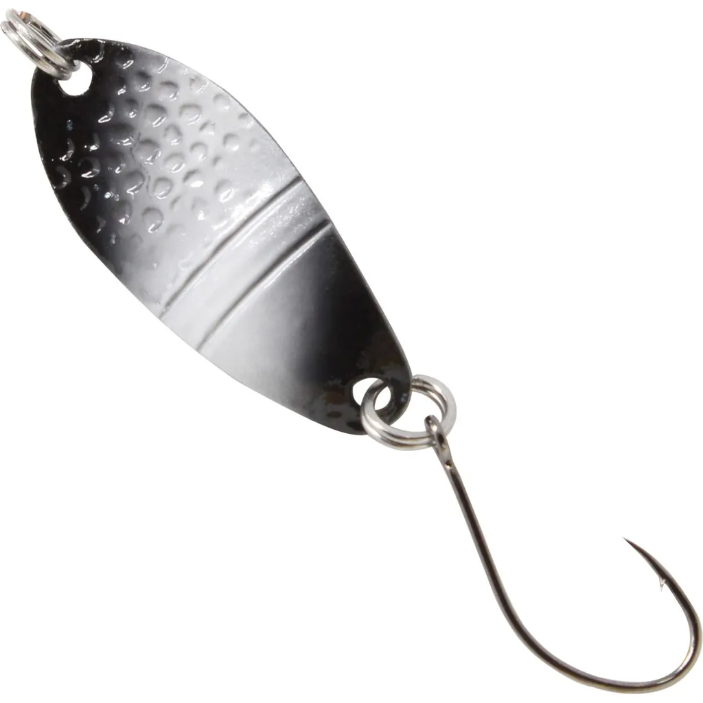 FTM Spoon Dragon Blinker 1.6g 2.7cm Schwarz Weiß Schwarz Glitter