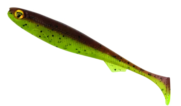 Fox Rage Slick Shad 7cm UV Green Pumpkin