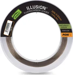 Fox Illusion Fluorocarbon Leader 0.50mm 13.6kg 50m Naturals Green