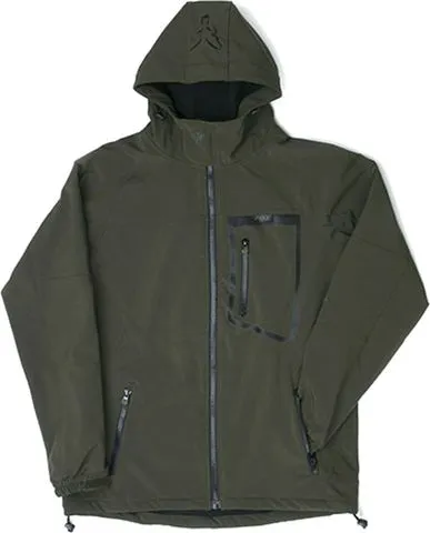 Fox Green Black Softshell Jacket 3000g/m²/24h 8000mm Xxxl