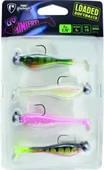Fox Rage Mini Fry Loaded Köder-Set 4pcs 5g 7cm Mixed UV