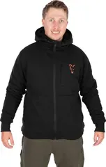 Fox Collection Sherpa Hoody Black/Orange S