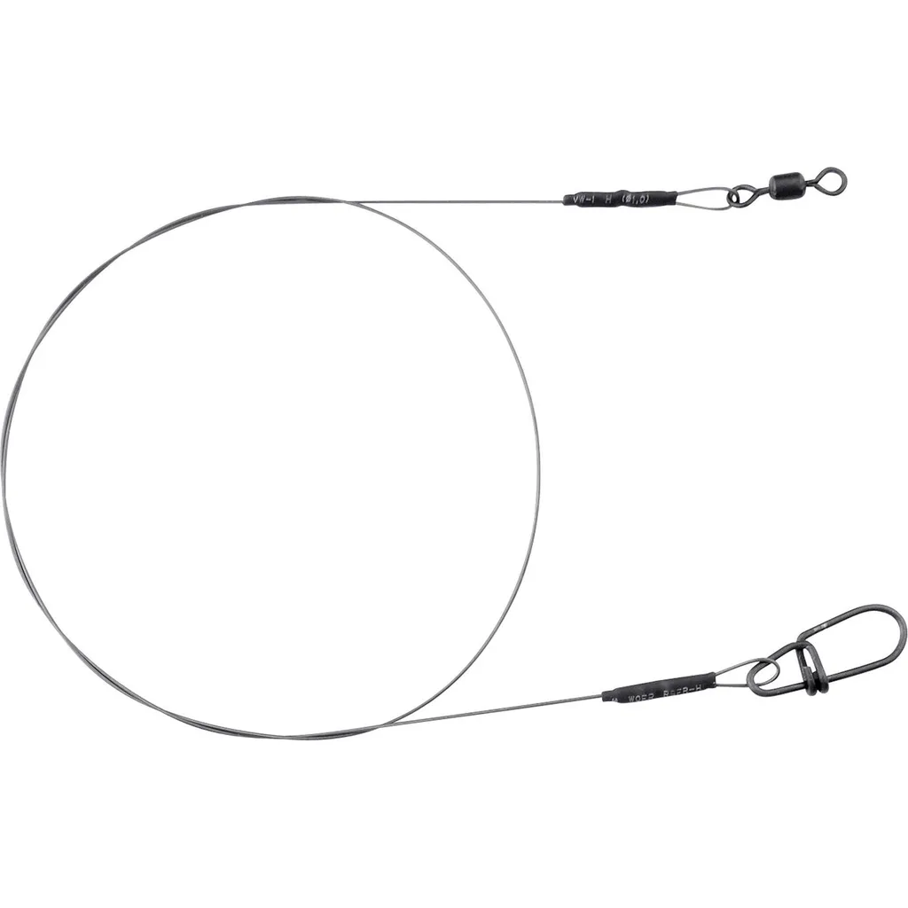 Spro Matt Black Leader 1x1 Titanium 30cm 10kg 0.3mm