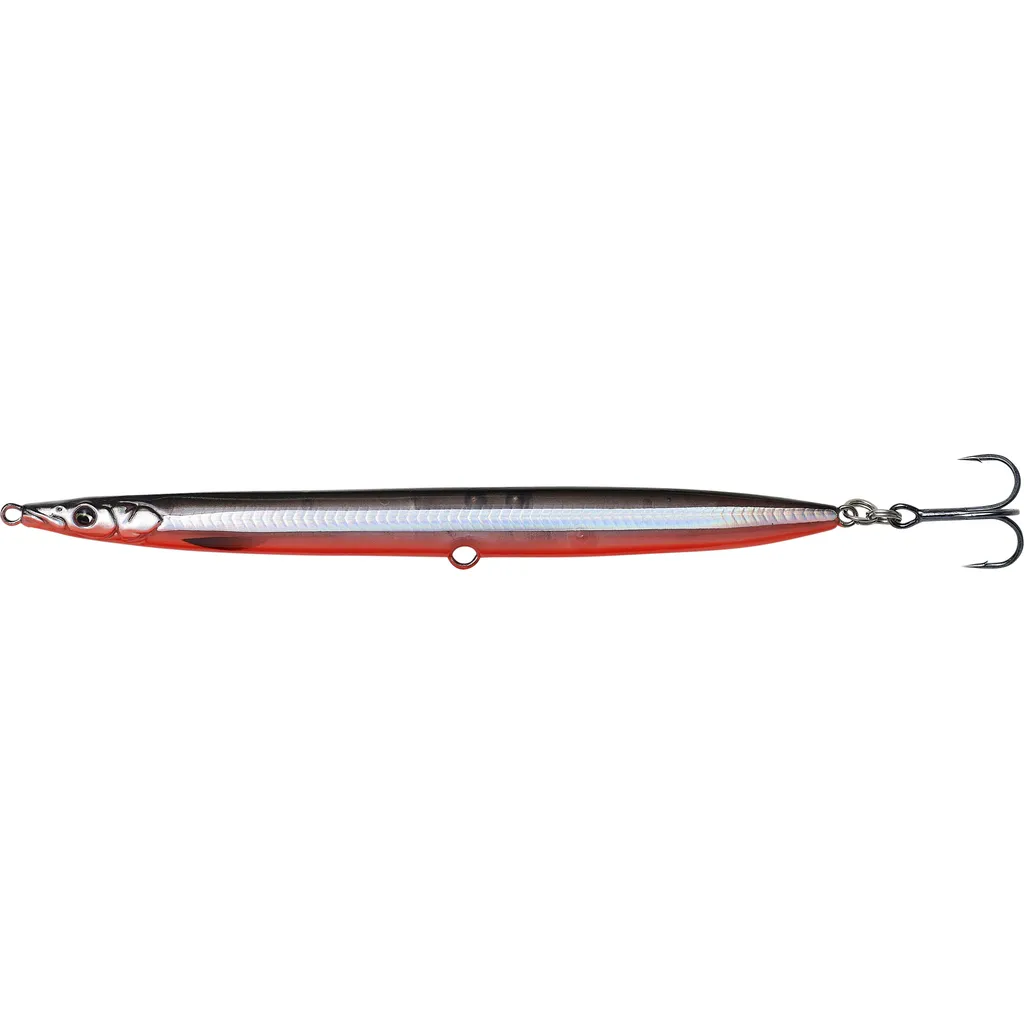 Savage Gear Sandeel Pencil Meerforellenköder 9cm 13g Black Red