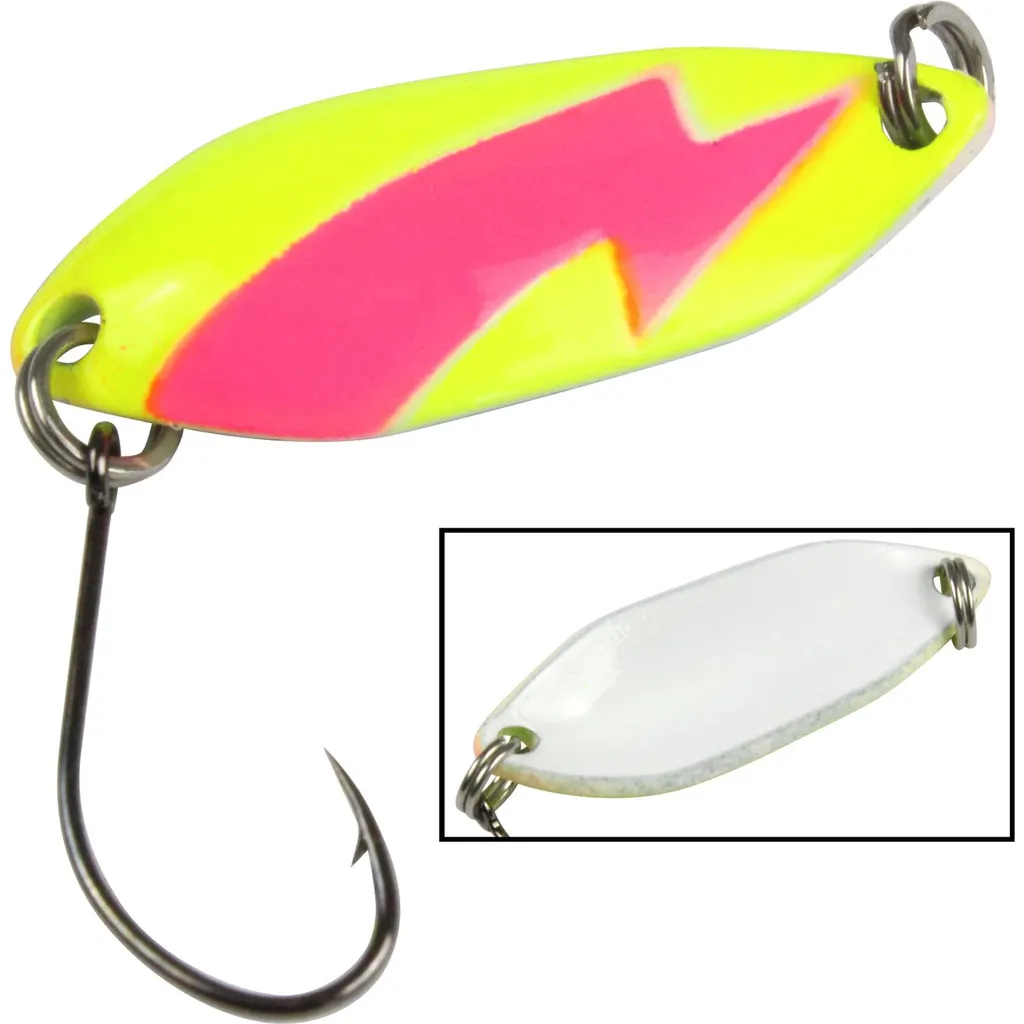 FTM Spoon Spark Forellenblinker 2.5g 2.9cm Gelb Weiß